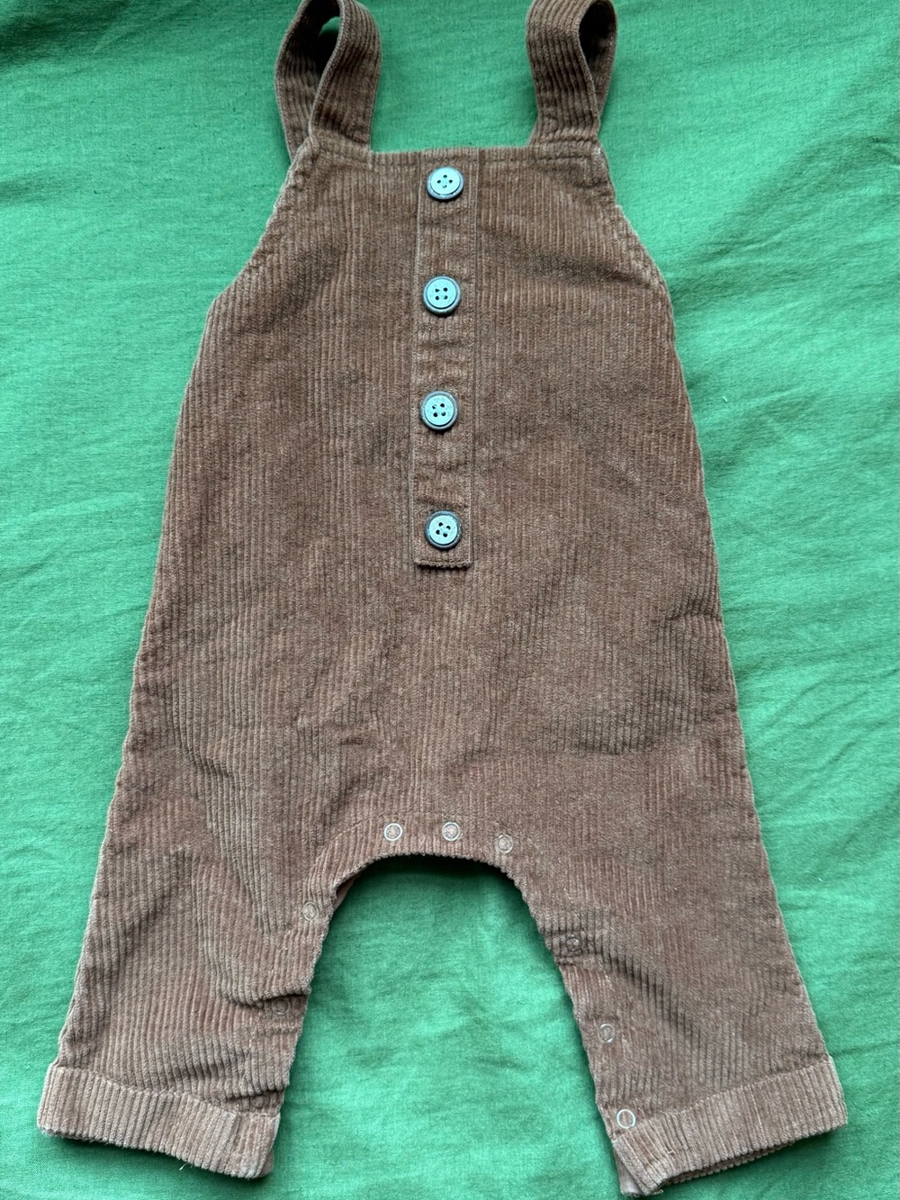 Mud Pie Brown Corduroy Overalls